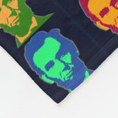 Couverture Polaire Quatre Abraham Lincoln Pop Art (Coin)