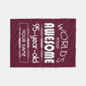 Couverture Polaire quatre-vingt-quinzième D'anniversaire des mondes (Devant (Horizontal))