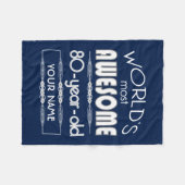 Couverture Polaire quatre-vingtième D'anniversaire des mondes (Devant (Horizontal))