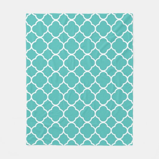 Couverture Polaire Quatrefoil marocain (Devant)