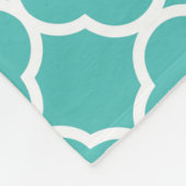 Couverture Polaire Quatrefoil marocain (Coin)