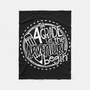 Couverture Polaire Que l'aventure de 4e année commence Thé à la quatr