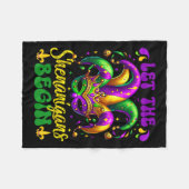 Couverture Polaire Que Les Shenanigans Commencent Mardi Gras 5 (Devant (Horizontal))