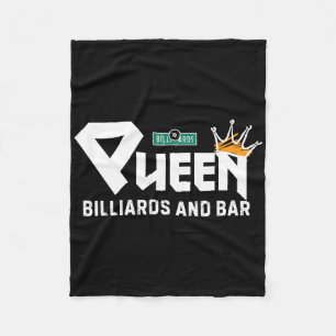 Couverture Polaire Queen Billard Et Bar Joueur Vintage De Piscine Amu