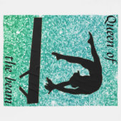 Couverture Polaire Queen of the beam Gymnastique Fleece Blanket (Devant (Horizontal))