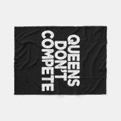Couverture Polaire Queens Don't Compete  (Devant (Horizontal))
