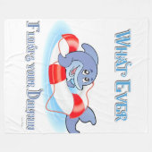 Couverture Polaire Quel Que Soit Ce Qui Flotte Votre Dauphin (Devant (Horizontal))