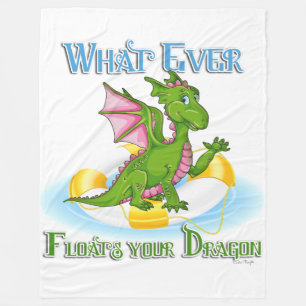 Couverture Polaire Quel Que Soit Ce Qui Flotte Votre Dragon Mignonne