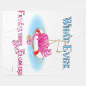 Couverture Polaire Quel Que Soit Ce Qui Flotte Votre Flamant rose Sil (Devant (Horizontal))