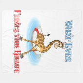 Couverture Polaire Quel Que Soit Ce Qui Flotte Votre Giraffe (Devant (Horizontal))