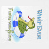 Couverture Polaire Quel que soit ce qui flotte votre serpent (Devant (Horizontal))