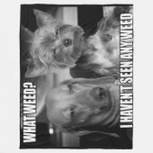 COUVERTURE POLAIRE QUELLE MAUVAISE HERBE (Devant)