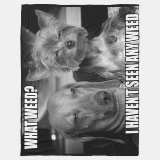 COUVERTURE POLAIRE QUELLE MAUVAISE HERBE (Devant)