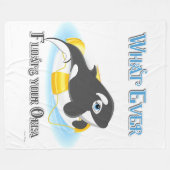 Couverture Polaire Quelle Que Soit La Flotte De Votre Orca Whale (Devant (Horizontal))