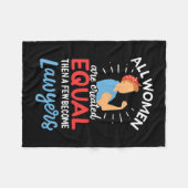 Couverture Polaire Quelques Femmes Deviennent Avocates (Devant (Horizontal))