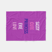 Couverture Polaire Quelques-Unes De Mes Choses Préférées Personnalisé (Devant (Horizontal))