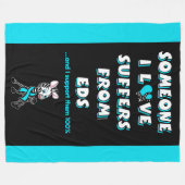 Couverture Polaire Quelqu'Un Que J'Aime...EDS Fleece Blanket (Devant (Horizontal))