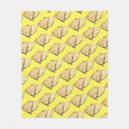 Couverture Polaire Quesadilla Mexican Food Restaurant Appetizer (Devant)