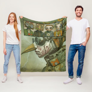 Couverture Polaire Qu'est-ce que nous voyons ? Plaid
