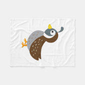 Couverture Polaire Queue de dessin mignonne (Devant (Horizontal))