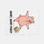 Couverture Polaire Quiet Ggy Funny Litical Meme Anti-trump Design  (Devant (Horizontal))