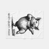 Couverture Polaire Quiet Ggy Meme Feminist Subtle Humor Protest Resis (Devant (Horizontal))