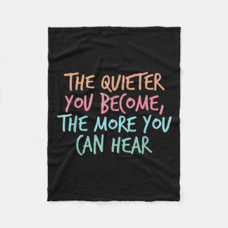 Couverture Polaire Quiet Introvert Silent Citation Silence Quieter Y
