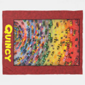 Couverture Polaire Quincy - rouge (Devant (Horizontal))