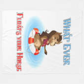 Couverture Polaire Quoi Que Flotte Votre Cheval (Devant (Horizontal))