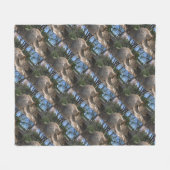 Couverture Polaire Quokka australien endormi, (Devant (Horizontal))