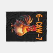 Couverture Polaire Quote Rooster 67 Meme Funny Chicken Humor  (Devant (Horizontal))