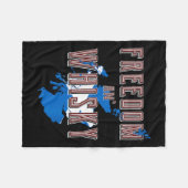 Couverture Polaire Rabbie Burns Citation Liberté Whisky Scottish Colo (Devant (Horizontal))