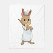 Couverture Polaire Rabbit comme boulon avec broche (Devant)