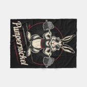 Couverture Polaire Rabbit Rabbit Pumpernickel Karnickel Bodybuilding (Devant (Horizontal))