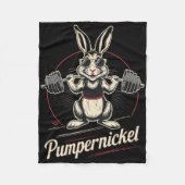 Couverture Polaire Rabbit Rabbit Pumpernickel Karnickel Bodybuilding (Devant)