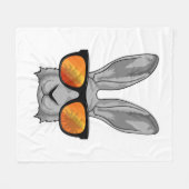 Couverture Polaire Rabbit with Sunglasses (Devant (Horizontal))