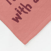 Couverture Polaire Rabbit Woodland Enfants Prière chrétienne sur rose (Coin)