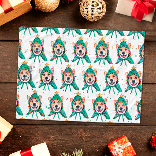 Couverture Polaire Race de chien Corgi Noël