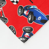 Couverture Polaire Racecar personnalisé (Coin)