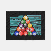 Couverture Polaire Rack'em Up Billiards (Devant (Horizontal))