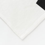 Couverture Polaire "Rad Little Babe" Check Milestone Fleece Blanche (Coin)