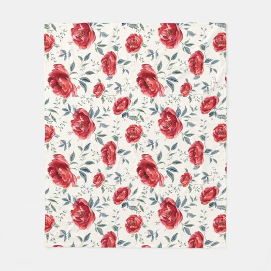 Couverture Polaire Radiant garden of confidence pattern (Devant)