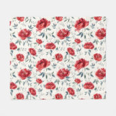Couverture Polaire Radiant garden of confidence pattern (Devant (Horizontal))