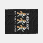 Couverture Polaire Radiologie Vous Posez Nous Exposer Le Pain D'Épice (Devant (Horizontal))