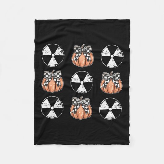 Couverture Polaire Radiology Pumpkin Coquette Fall Autumn Xray Tech H (Devant)