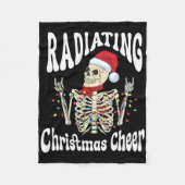 Couverture Polaire Radiology Radiating Christmas Cheer X-ray Rad Tech (Devant)
