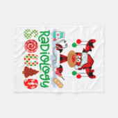 Couverture Polaire Radiology Squad Nurse Reindeer Buffalo Red Plaid C (Devant (Horizontal))