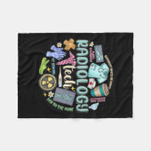 Couverture Polaire Radiology Technician Christmas Rad Tech X-ray Tech (Devant (Horizontal))