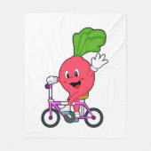 Couverture Polaire Radish avec vélo (Devant)