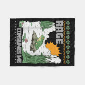 Couverture Polaire Rage Consumes Me Ugly Christmas Sweaters Funny Fro (Devant (Horizontal))